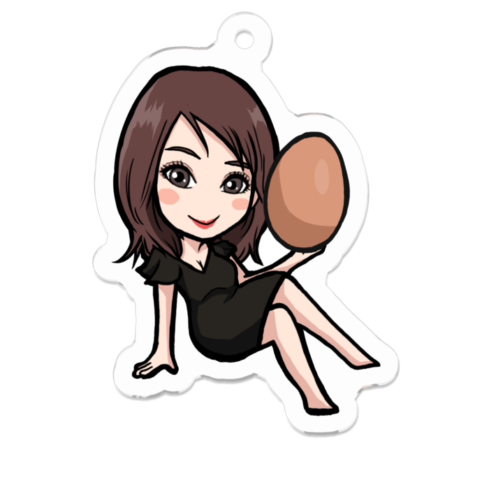 アクリルキーホルダー - 50 x 50 (mm)