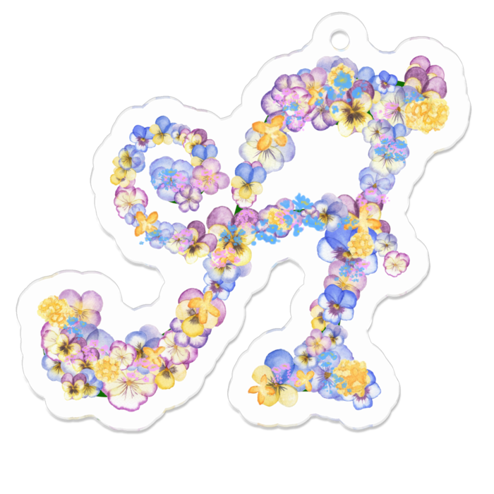 A　アクリルキーホルダー - 50 x 50 (mm)