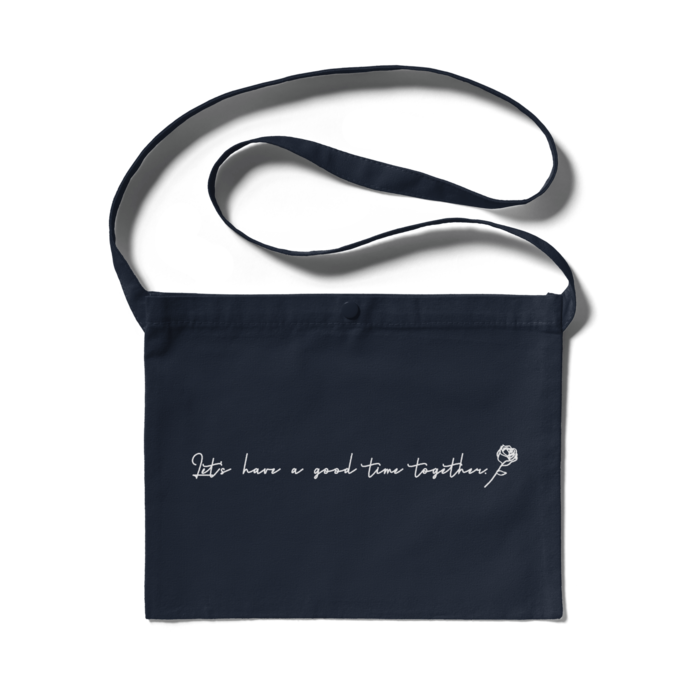 サコッシュ -ネイビー