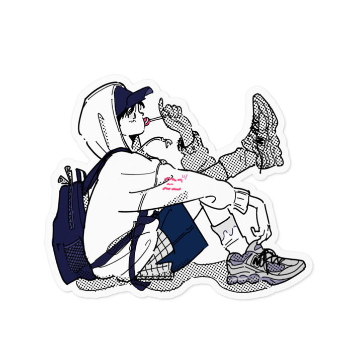 ステッカー - 100 x 100 (mm)