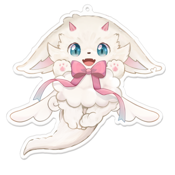 アクリルキーホルダー - 100 x 100 (mm)