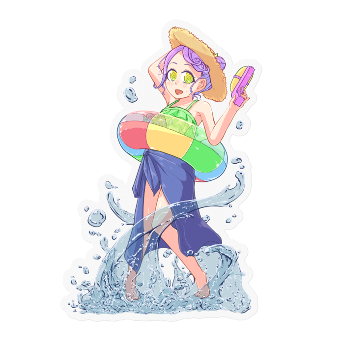 フル装備ステッカー - 100 x 100 (mm)