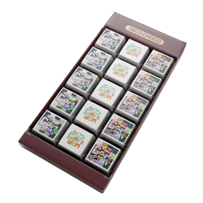 DECOチョコ - 列ごとにデザイン
