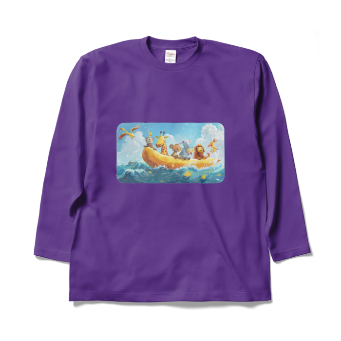 ロングスリーブTシャツ - XL - パープル