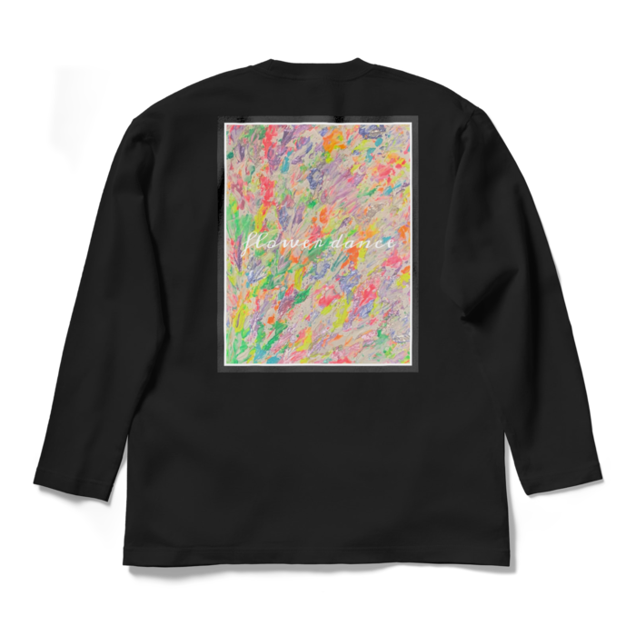 flower dance light ロングスリーブTシャツ - L - ブラック