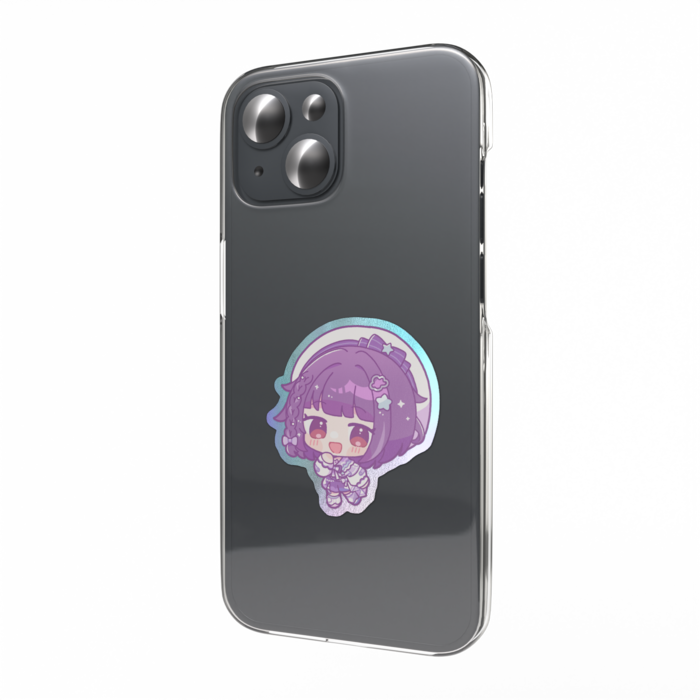 オーロラスマホステッカー - W55 × H91mm 以内