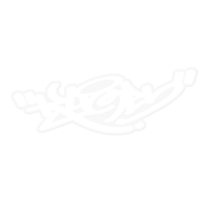 白ステッカー - 160 x 160 (mm) - クリア