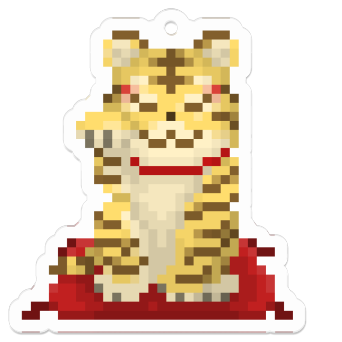 アクリルキーホルダー - 50 x 50 (mm)