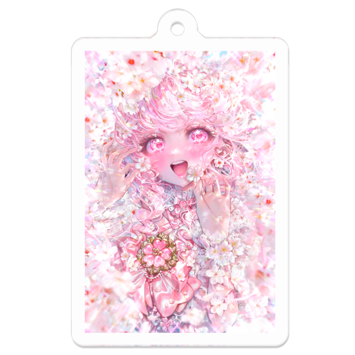 アクリルキーホルダー - 50 x 50 (mm)