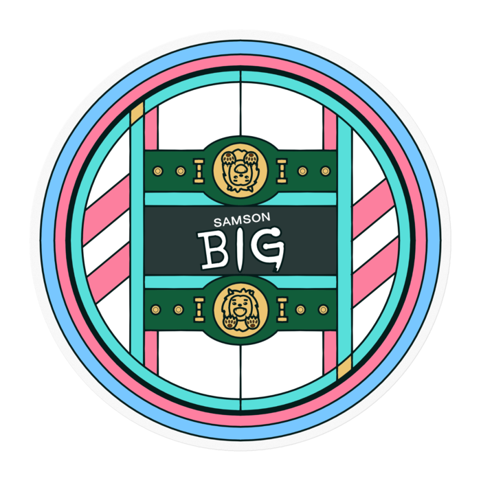 ステッカー - 100 x 100 (mm)
