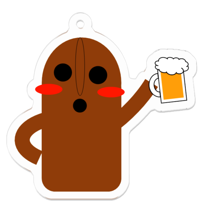 アクリルキーホルダー - 50 x 50 (mm)