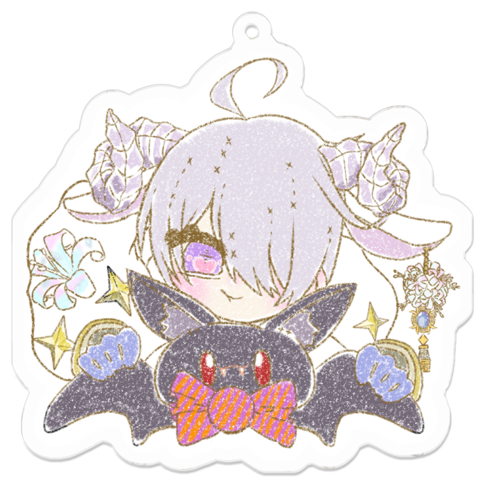 アクリルキーホルダー - 70 x 70 (mm)