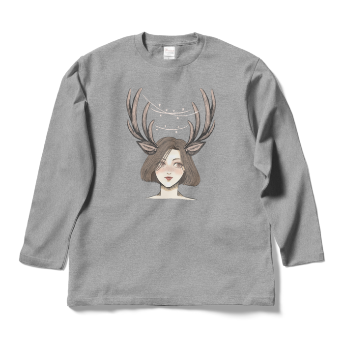 ロングスリーブTシャツ - L - 杢グレー