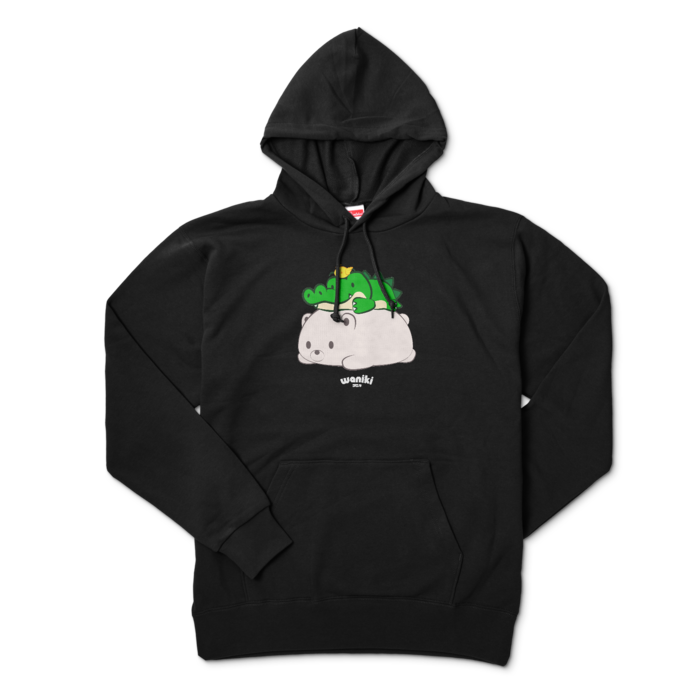 ワニキの友達・BLACK・XL