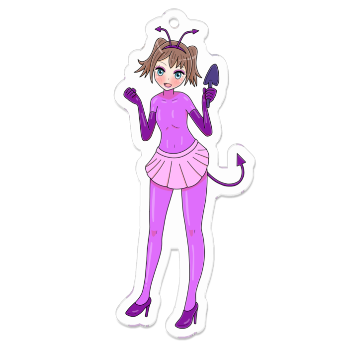 アクリルキーホルダー - 70 x 70 (mm)