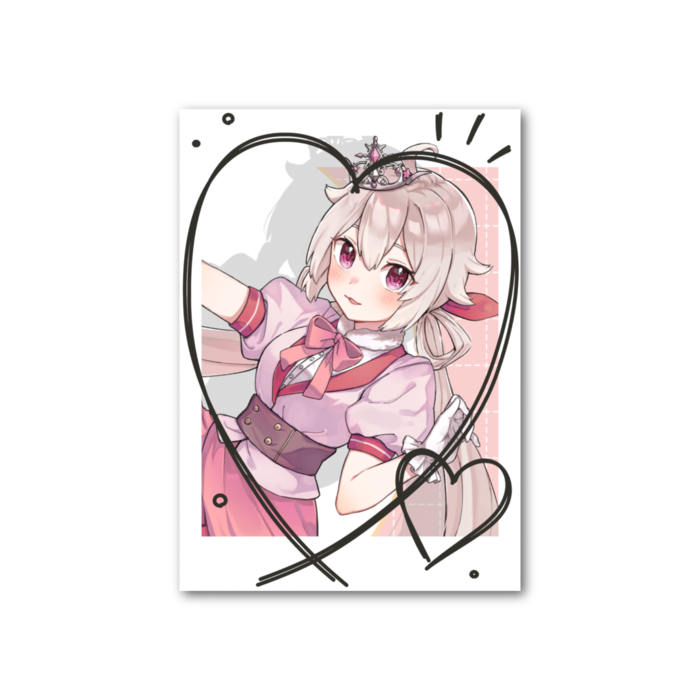 フォト風カード - 縦 - 片面