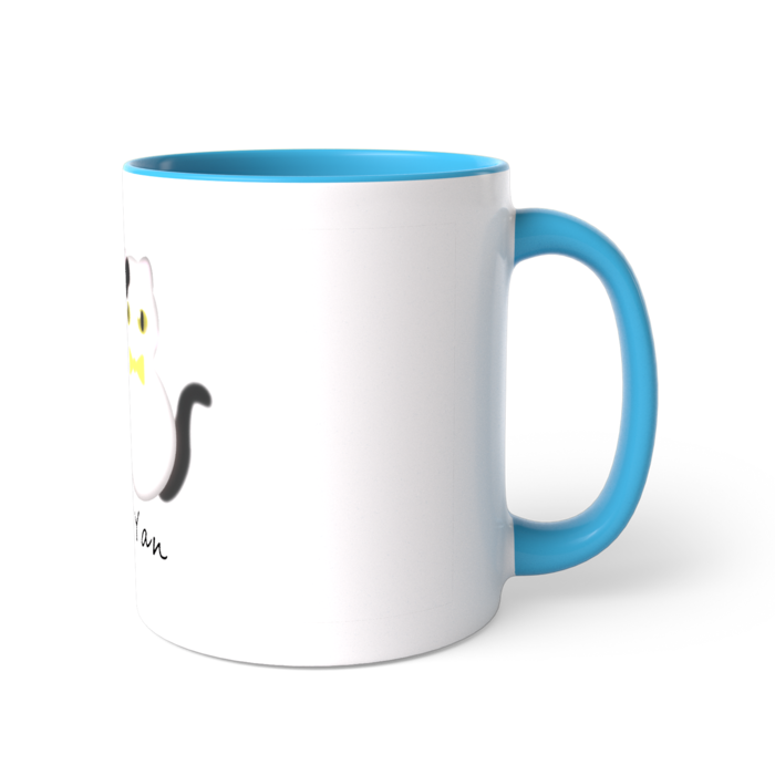 ブルー - 直径 8.2cm / 高さ 9.5cm