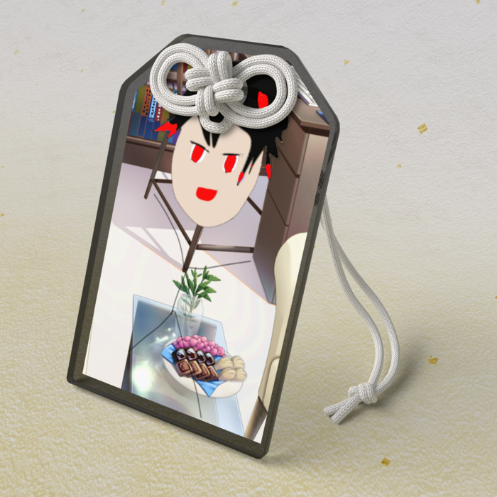 アクリルお守り - 50 × 80mm