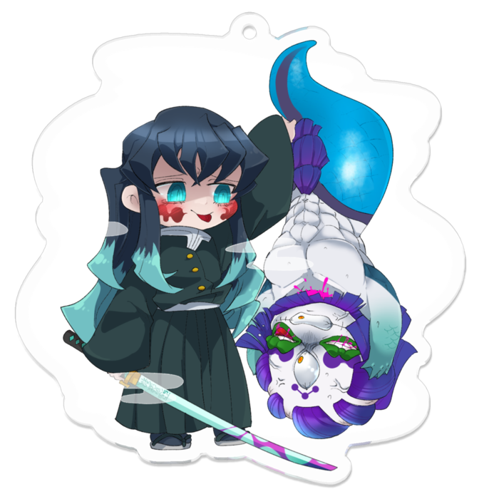 アクリルキーホルダー - 70 x 70 (mm)