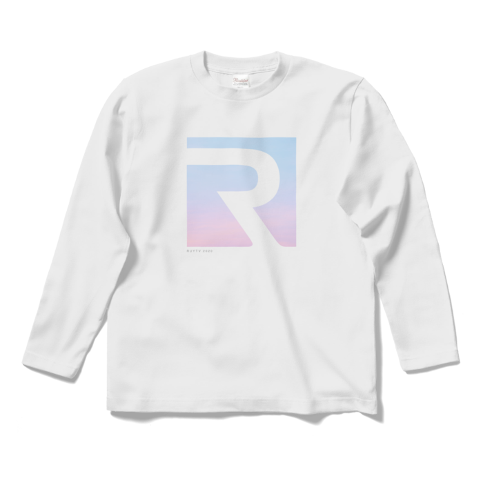 ロングスリーブTシャツ - S - ホワイト(虹)