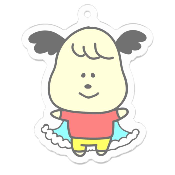 アクリルキーホルダー - 50 x 50 (mm)