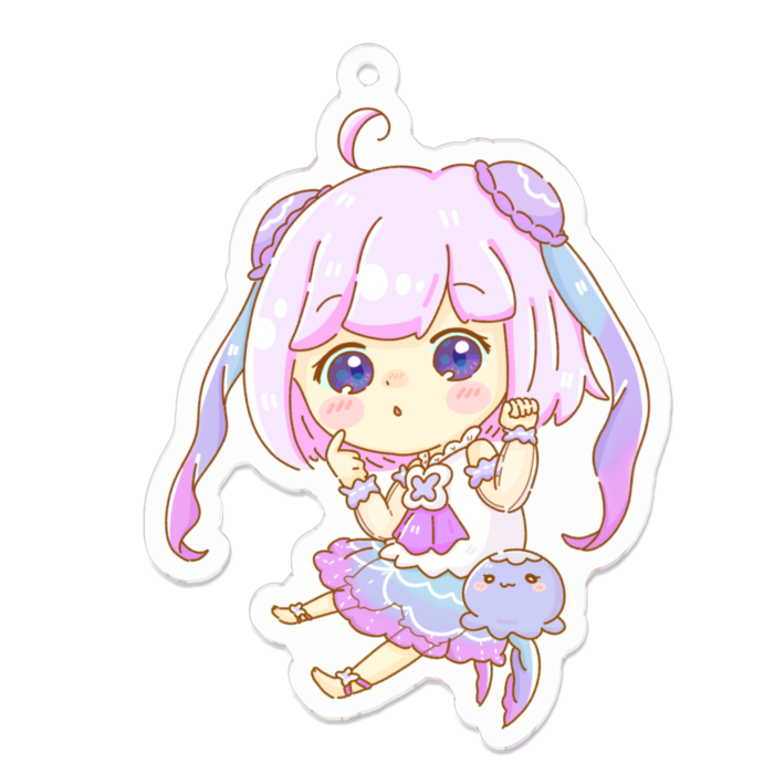 アクリルキーホルダー - 70 x 70 (mm)