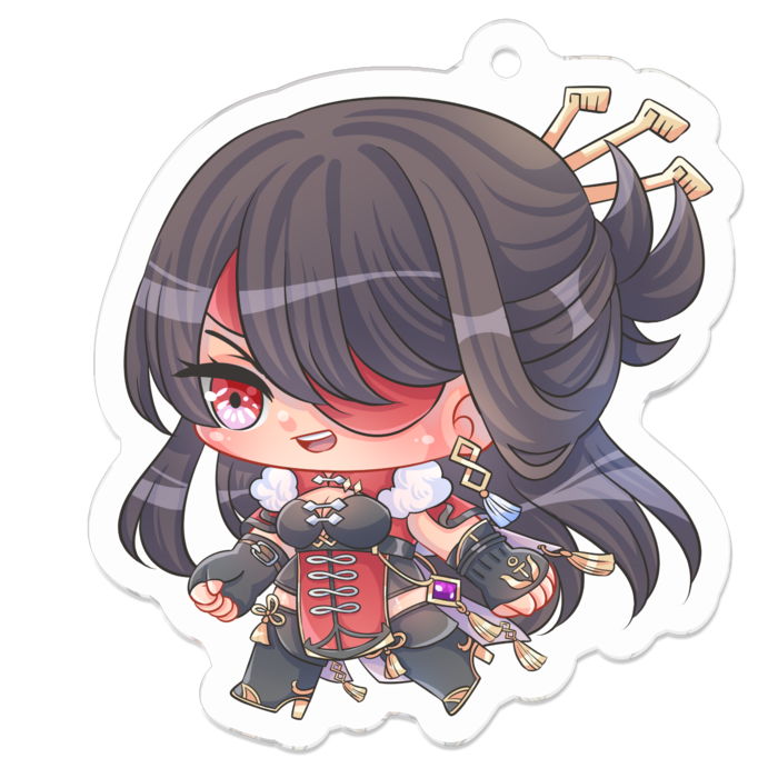 アクリルキーホルダー - 50 x 50 (mm)