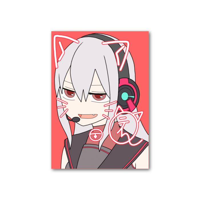 フォト風カード - 縦 - 片面