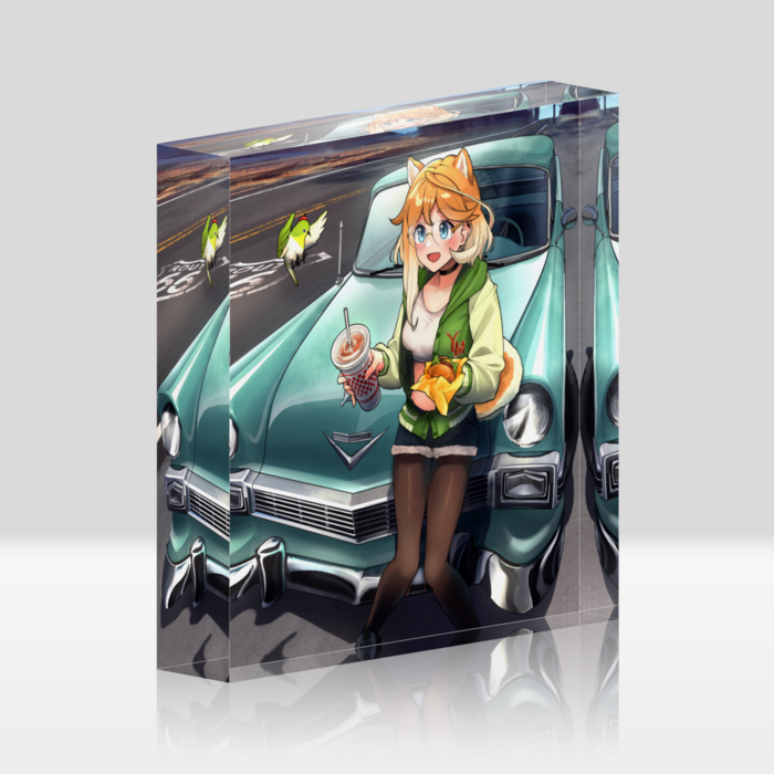 アクリルブロック - 100x100mm