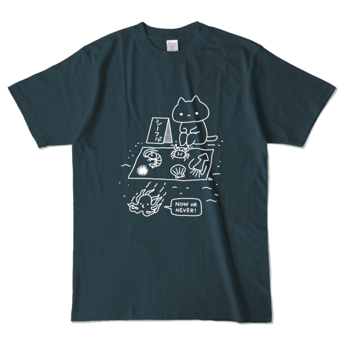 カラーTシャツ - L - デニム (濃色)