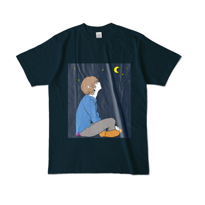 カラーTシャツ - L - ネイビー (濃色)