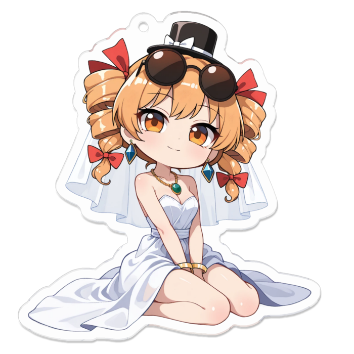 アクリルキーホルダー - 70 x 70 (mm)(キャラのみ)