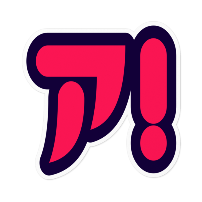 ステッカー - 100 x 100 (mm)