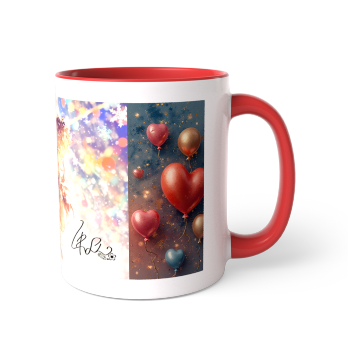 ツートンカラーマグカップ - 直径 8.2cm / 高さ 9.5cm