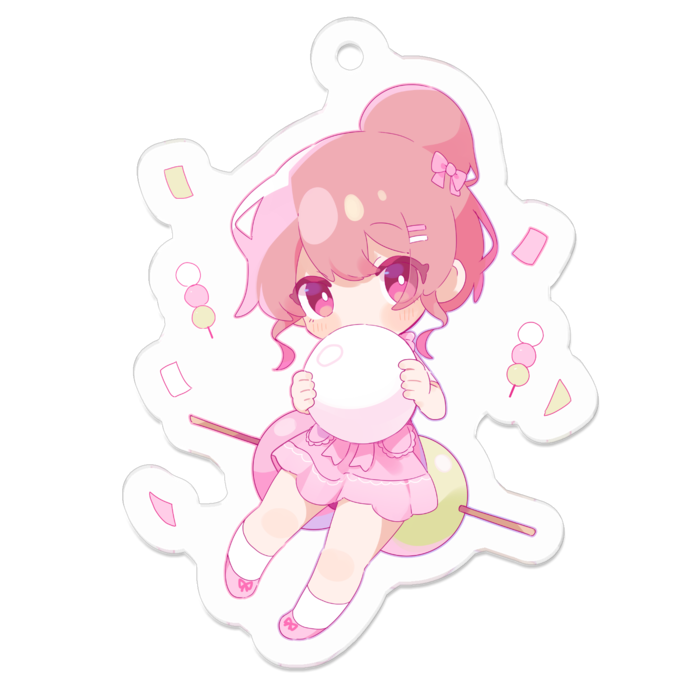 アクリルキーホルダー - 50 x 50 (mm)