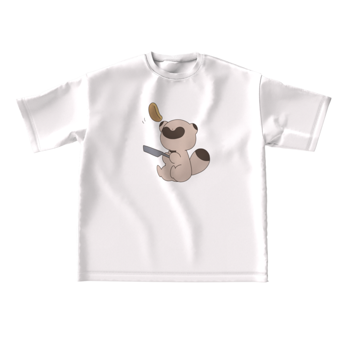 ビッグシルエットTシャツ - L - 両面