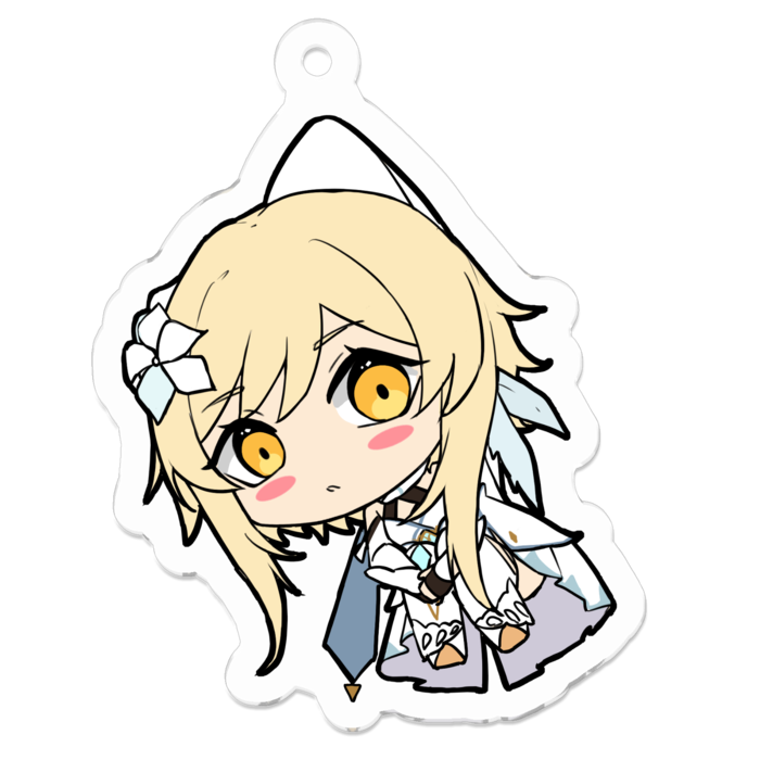 アクリルキーホルダー - 50 x 50 (mm)