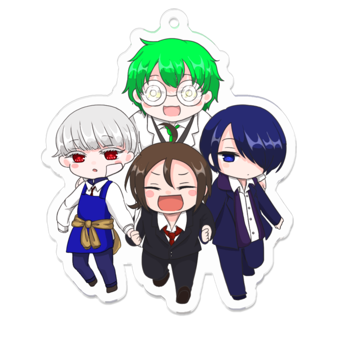 アクリルキーホルダー - 70 x 70 (mm)