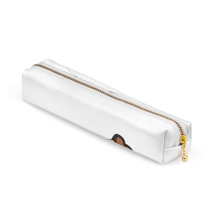 ペンケース - 20 x 4 x 4cm - ホワイト