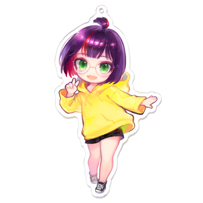 アクリルキーホルダー - 100 x 100 (mm)