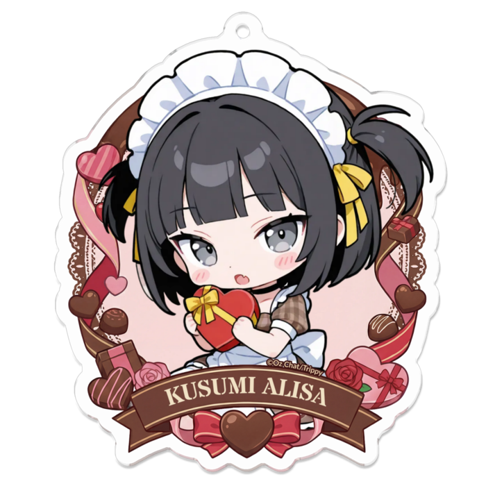 アクリルキーホルダー - 70 x 70 (mm)