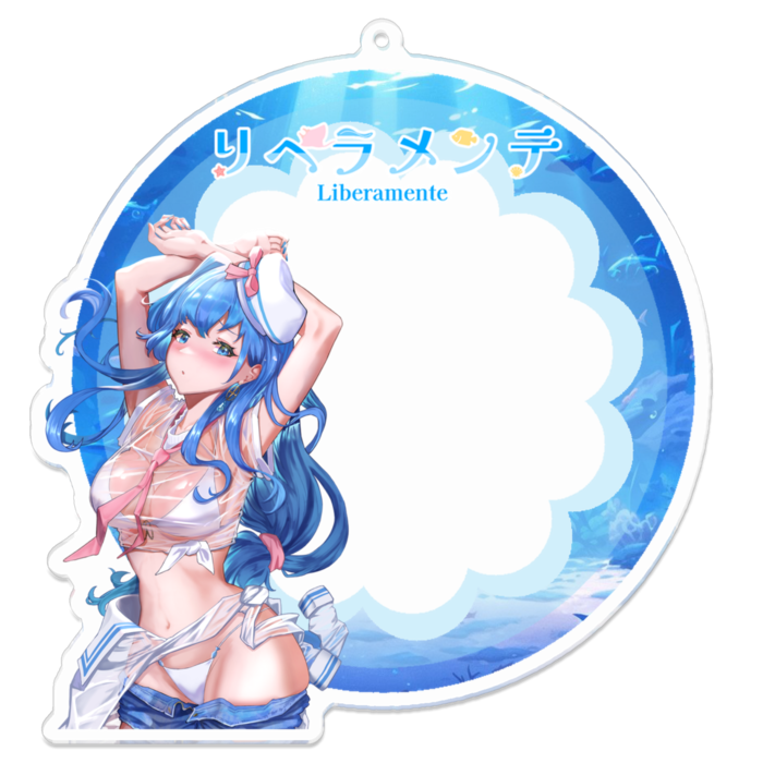 アクリルキーホルダー - 100 x 100 (mm)