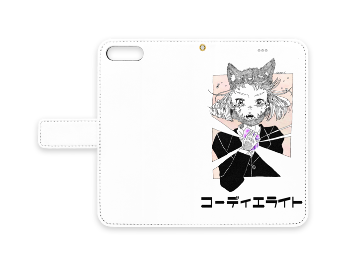 手帳型iPhoneケース - iPhone 8 Plus / 7 Plus - ストラップ穴 あり