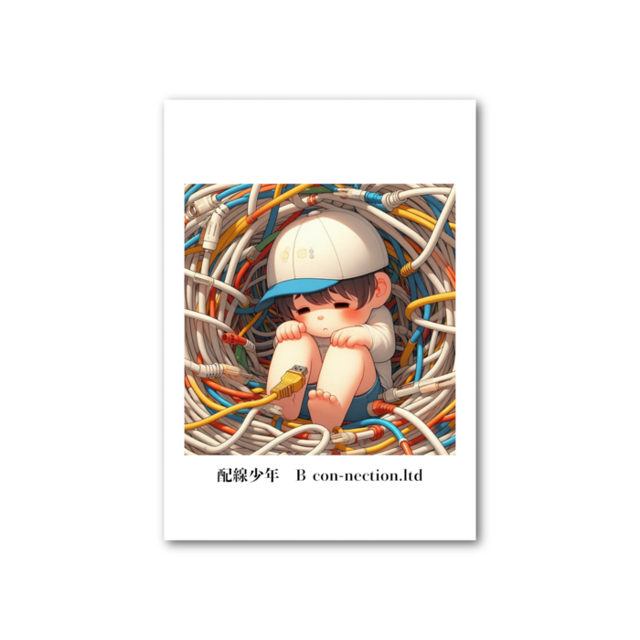 フォト風カード - 縦 - 片面