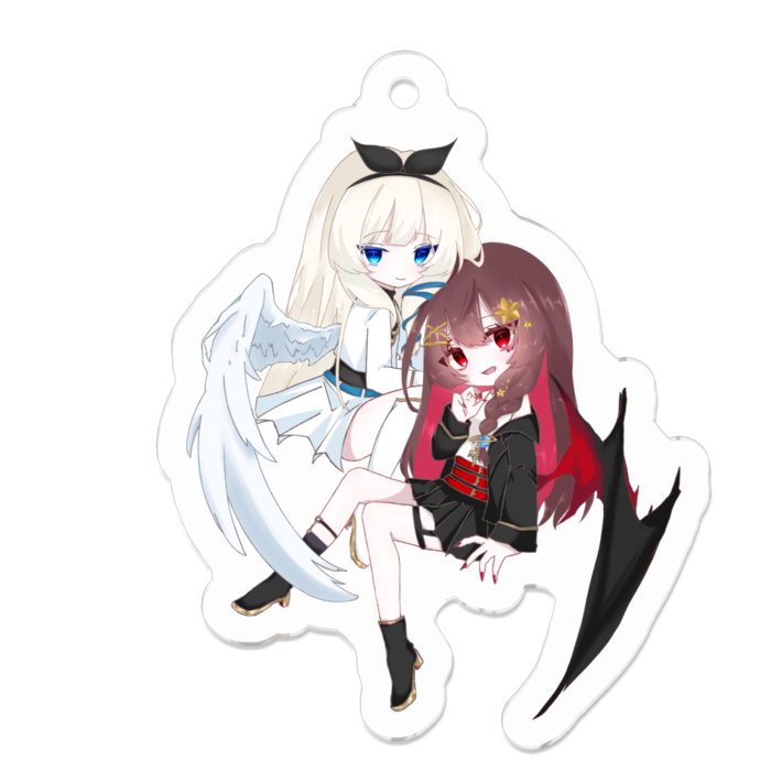 アクリルキーホルダー - 50 x 50 (mm)