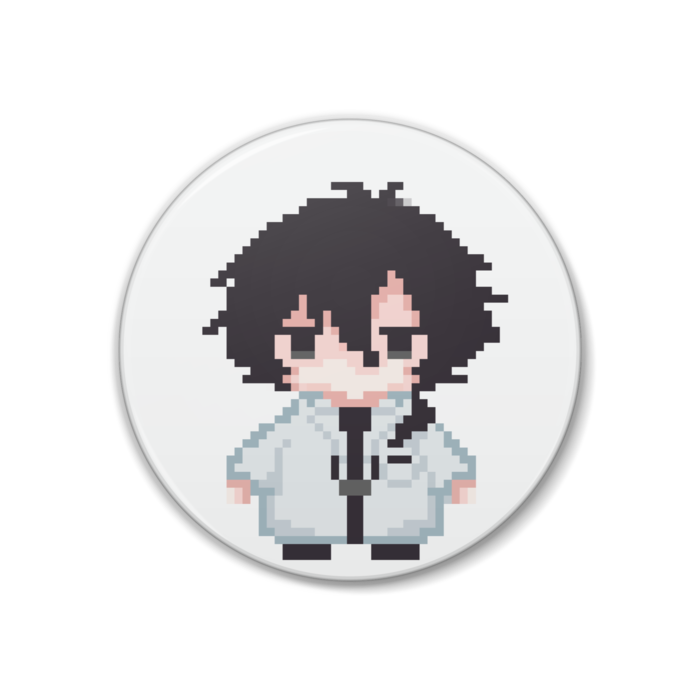 ドット絵缶バッジ(桜太郎) - 雑貨屋終 - BOOTH