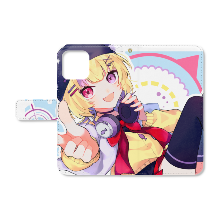 手帳型iPhoneケース - iPhone12 / 12 Pro - ストラップ穴 あり