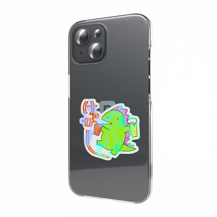 ホログラムスマホステッカー - 縦