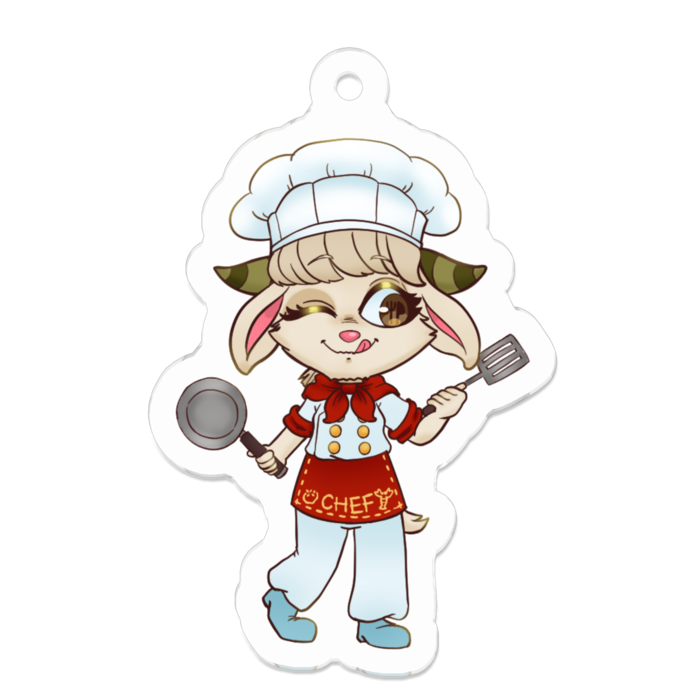アクリルキーホルダー - 50 x 50 (mm)