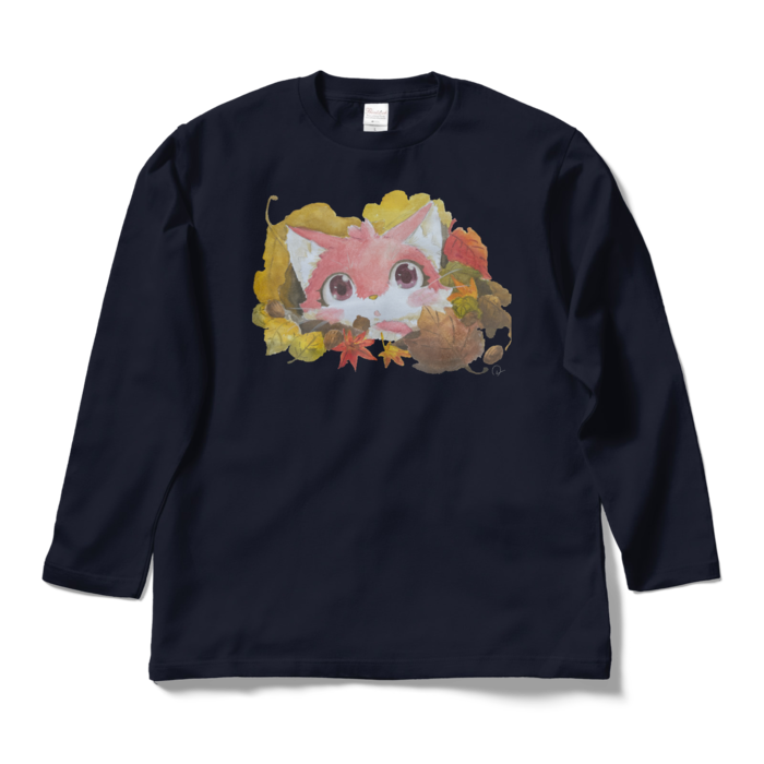 ロングスリーブTシャツ - L - ネイビー